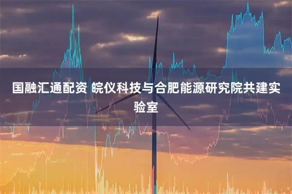 国融汇通配资 皖仪科技与合肥能源研究院共建实验室